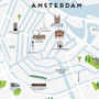 Map Of Amsterdam Print, thumbnail 2 of 2