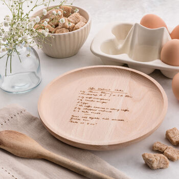Personalised Engraved Wooden Recipe Dish, 2 of 2