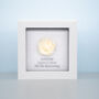 Personalised 12th Silk Anniversary Silk Rose Frame Gift, thumbnail 2 of 6