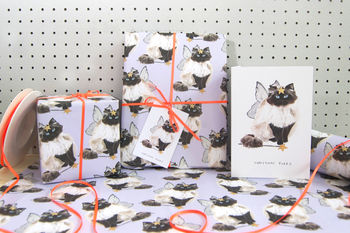 Fairy Cat Eco Friendly Gift Tag Set Of Six, 4 of 5