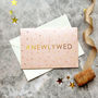 Newlywed Modern Wedding Card, thumbnail 1 of 2