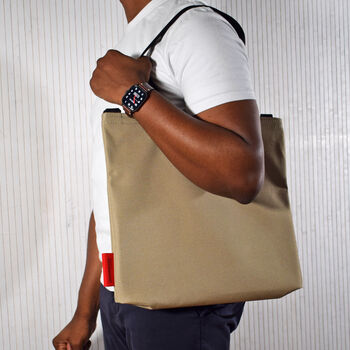 Record Tote Bag And Detachable 25mm Shoulder Strap Medium 35x35cm, 4 of 12