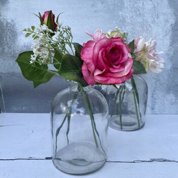 Rose Bouquet In Glass Vase, 5 of 12