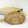 Shih Tzu Dog Wooden Hanging Dog Decoration, thumbnail 7 of 7