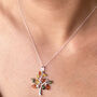 Amber Tree Of Life Pendant Necklace, thumbnail 2 of 9