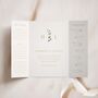 Minimal Eucalyptus Gatefold Wedding Invitations, thumbnail 1 of 5