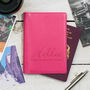 Personalised Passport Cover Holder With Script Name, thumbnail 8 of 12