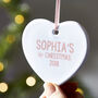 Personalised Baby's First Christmas Decoration, thumbnail 4 of 7