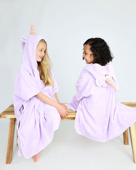 Panda Children's Hooded Towel Poncho, 9 of 12
