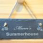 Personalised Summerhouse Slate Sign, thumbnail 3 of 4