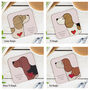 Beagle Dog Parent Coaster Gift, thumbnail 4 of 5