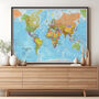 World Map Print, thumbnail 2 of 8