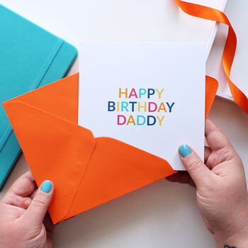 'Happy Birthday Dad' Birthday Card, 3 of 4
