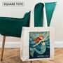 Wild Swimming Themed Tote Bag, thumbnail 3 of 5