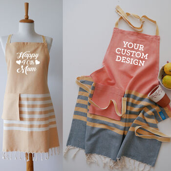 Personalised Cotton Kitchen Apron, Sustainable Gift, 10 of 11