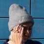 Personalised Serif Initial Embroidered Beanie Hat, thumbnail 1 of 4