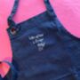 Personalised Handwriting Apron, thumbnail 3 of 3