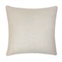 Misty Pink Double Faced Recycled Wool Square Cushion, thumbnail 4 of 6