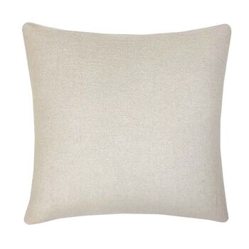 Misty Pink Double Faced Recycled Wool Square Cushion, 4 of 6