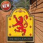 The Red Lion. Personalised Bar Sign, thumbnail 1 of 9