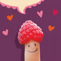 Funny Romantic Card 'Love You Berry Much', thumbnail 2 of 4