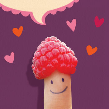 Funny Romantic Card 'Love You Berry Much', 2 of 4