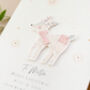 Personalised Christmas Reindeer Card, thumbnail 2 of 3