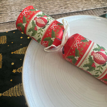 Folklore Eco Friendly 12 Inch Red Christmas Crackers X Six, 4 of 7