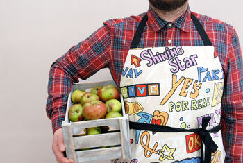 Personalised Unisex Canvas Apron | Baking Gift For Men, 8 of 12