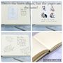Personalised Landscape Leather Wedding Guest Book, thumbnail 5 of 9