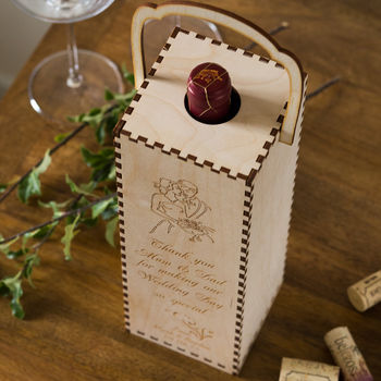 Personalised Wedding Bottle Gift Box, 3 of 4