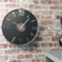 Large Drum Wall Clock 15 Inch, thumbnail 1 of 8