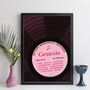 Personalised Record Label Print Top Ten Music Gift, thumbnail 9 of 12