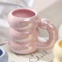 Bubble Ceramic Tea Coffee Mug Cup, thumbnail 4 of 5