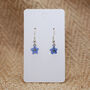 Forget Me Not Sterling Silver Or Gold Plated Earrings, thumbnail 5 of 6