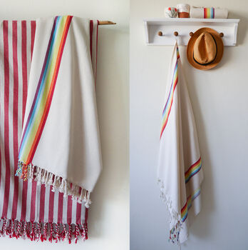 Personalised Eco Friendly Cotton Towel And Strap, 9 of 12