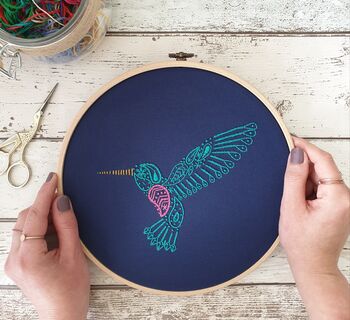 Hummingbird Embroidery Kit, 4 of 6