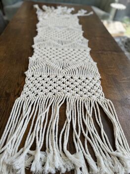 Macrame Table Runner, 2 of 4