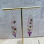 Drop Earrings With Pressed Flowers, thumbnail 4 of 4