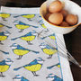 Blue Tit Bird Tea Towel, thumbnail 1 of 4