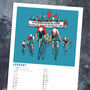 2025 Cycling Calendar 'As Long As I Breath, I Attack', thumbnail 2 of 4