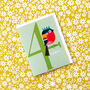 Mini Happy Birdie 4th Birthday Card, thumbnail 1 of 5