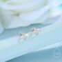 Sterling Silver Tiny Bumble Bee Earrings, thumbnail 1 of 12