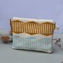 Handwoven Wash Bag Makeup Bag Zip Pouch, thumbnail 8 of 12