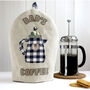 Personalised Coffee Cafetiere Cosy Gift For Him, Dad, Grandad, thumbnail 1 of 12