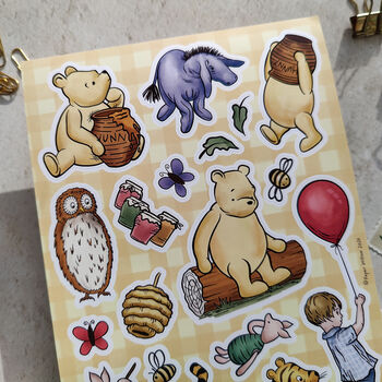 Winnie The Pooh Vinyl Sticker Sheet Set, 2 of 8