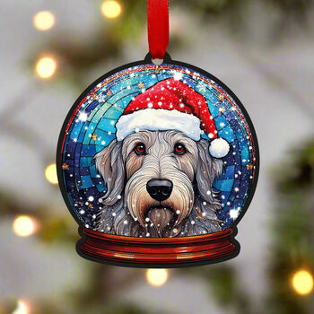 Irish Wolfhound Dog Tree Decoration, 2 of 2