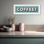 Panoramic Framed Coffee Print, thumbnail 1 of 12