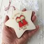 Personalised First Christmas As Mrs And Mrs Decoration, thumbnail 4 of 5