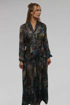 Emily Drop Hem Maxi Dress, 3 of 4